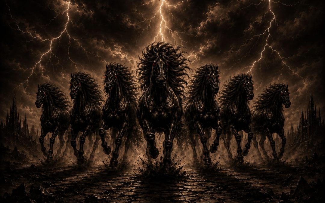 Seven horses in the sky
